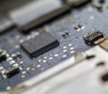 computer board extreme close-up suitable for titles